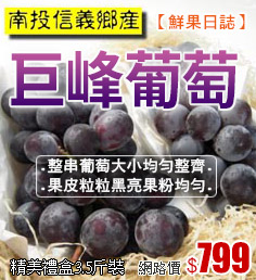 【鮮果日誌】信義鄉巨峰葡萄
